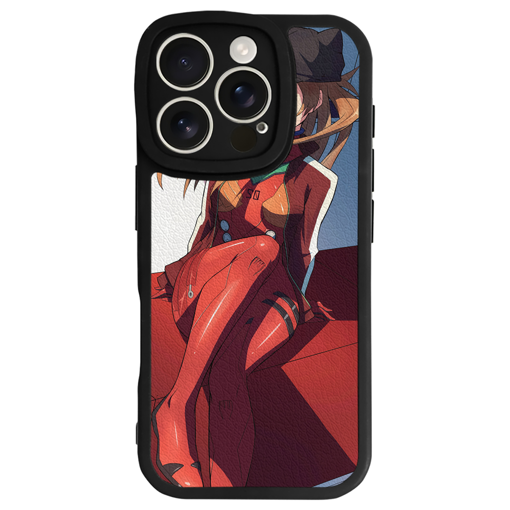 （画像用） EVA 新世紀エヴァンゲリオン 【iPhone 16シリーズ対応】シリコンスマホケース（レザー調） 材質：シリコン